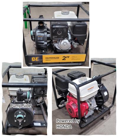 BE 2" HIGH PRESSURE PUMP